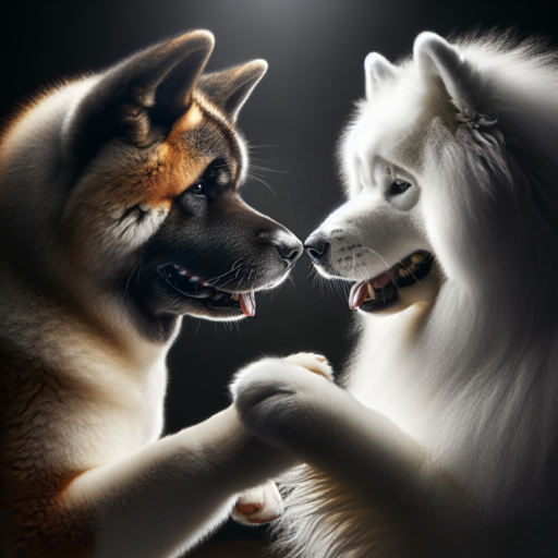 akita vs samoyed