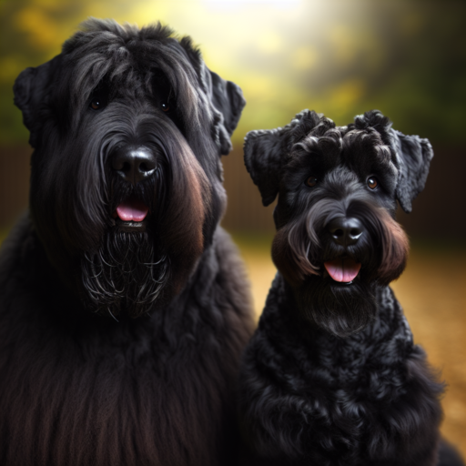 bouvier des flandres vs black russian terrier