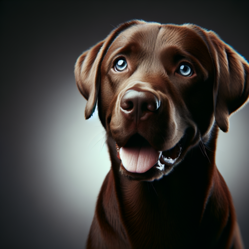 chocolate lab blue eyes