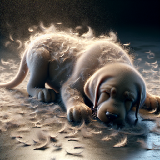 labrador puppy hair fall causes