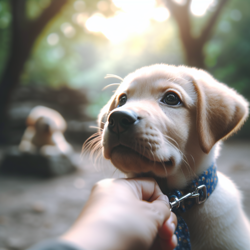 training lab puppy not bark